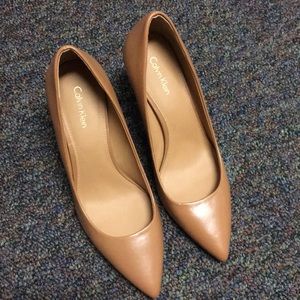 Calvin Klein Nude color high heels